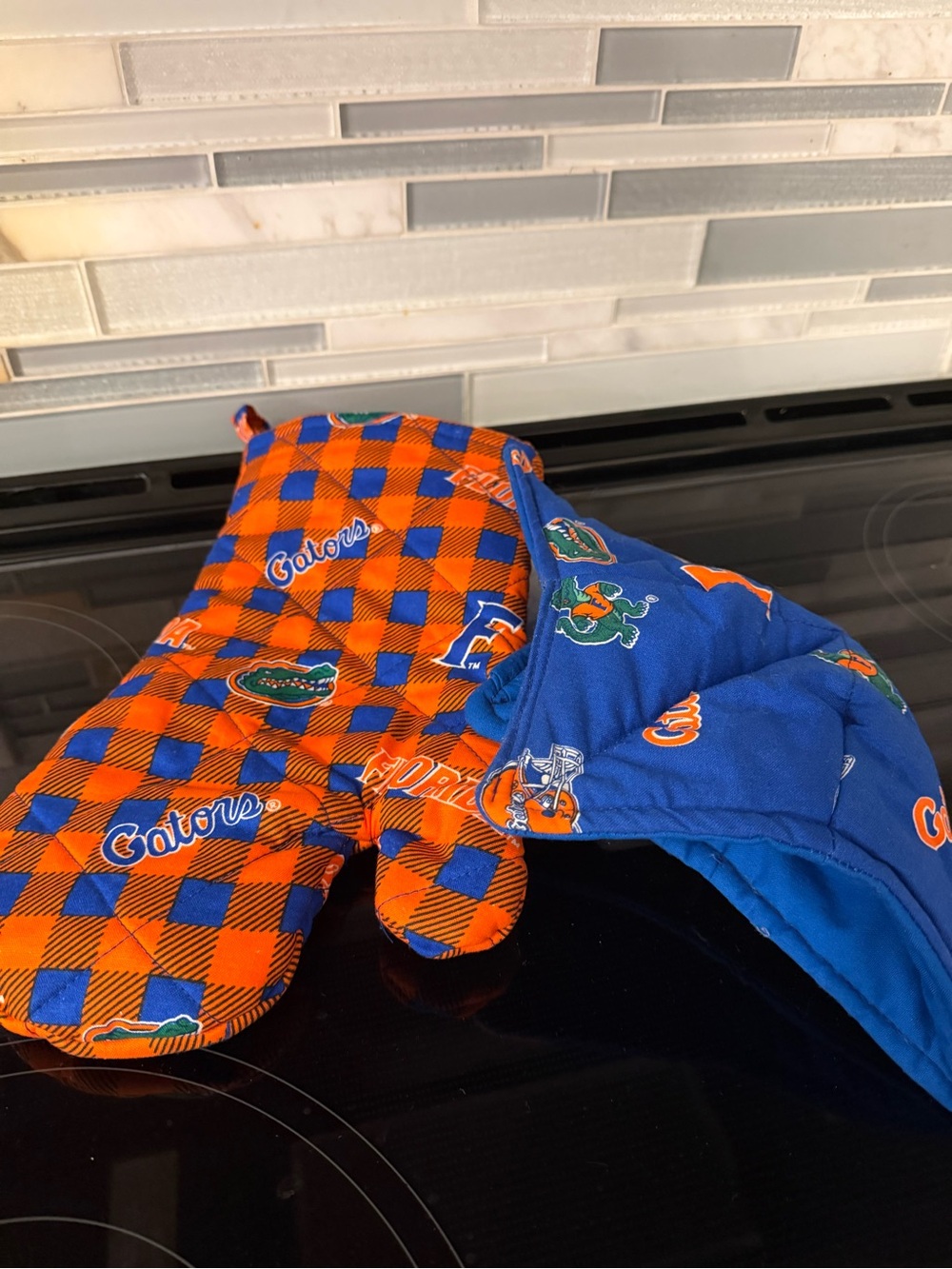 University of Florida Gators Oven Mitt and Pot Holder Set - Orange & Blue
